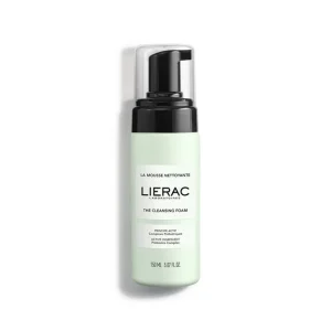 LIERAC: DESMAQUILLANTE ESPUMA LIMPIADORA, 150 ML.